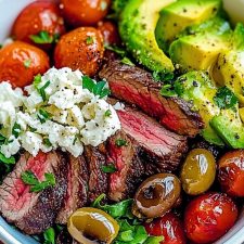 Flavorful Mediterranean Steak Bowls Recipe
