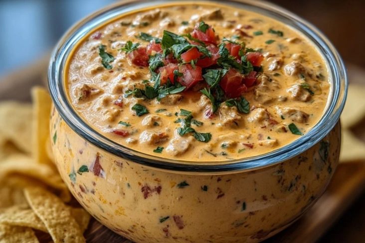 Cheesy Rotel Ranch Queso