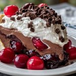 Chocolate Cherry Cream Pie