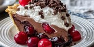 Chocolate Cherry Cream Pie