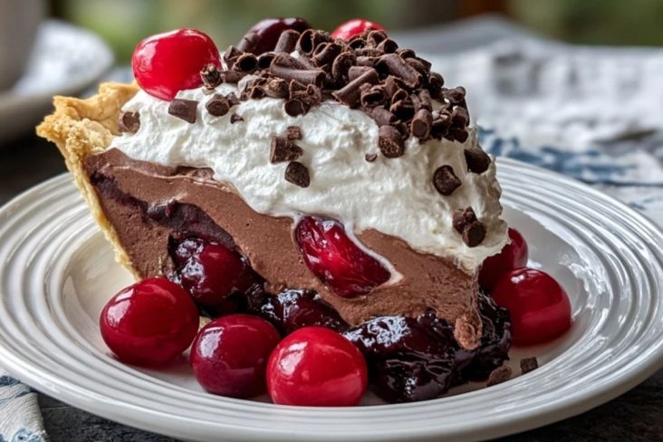 Chocolate Cherry Cream Pie