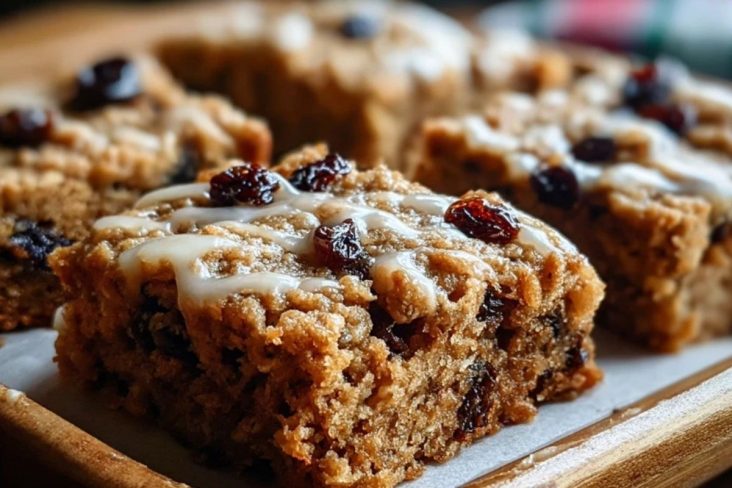 Oatmeal Raisin Cookie Bars