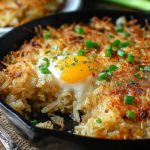 Irish Cheddar & Cabbage Hash Brown Skillet