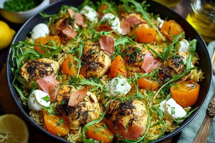 One Pot Lemon Herb Chicken Rice