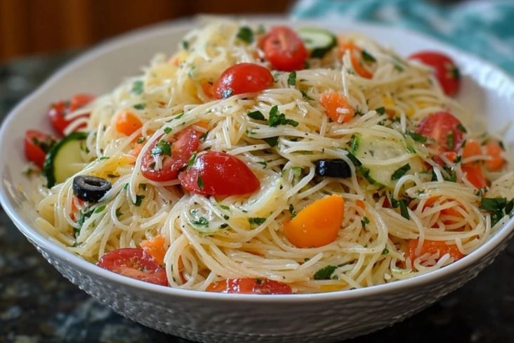 Angel Hair Pasta Salad