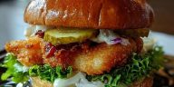 Crispy Fried Cod Sandwich