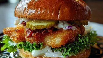 Crispy Fried Cod Sandwich