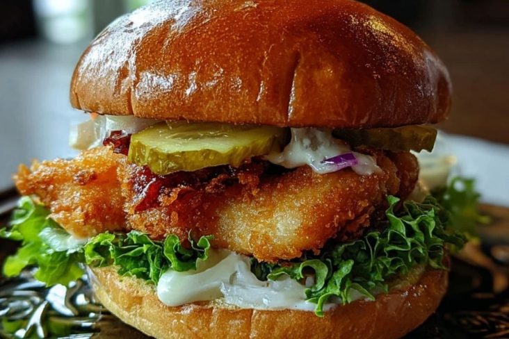 Crispy Fried Cod Sandwich