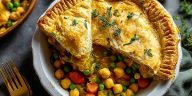 Vegan Pot Pie with Chickpeas