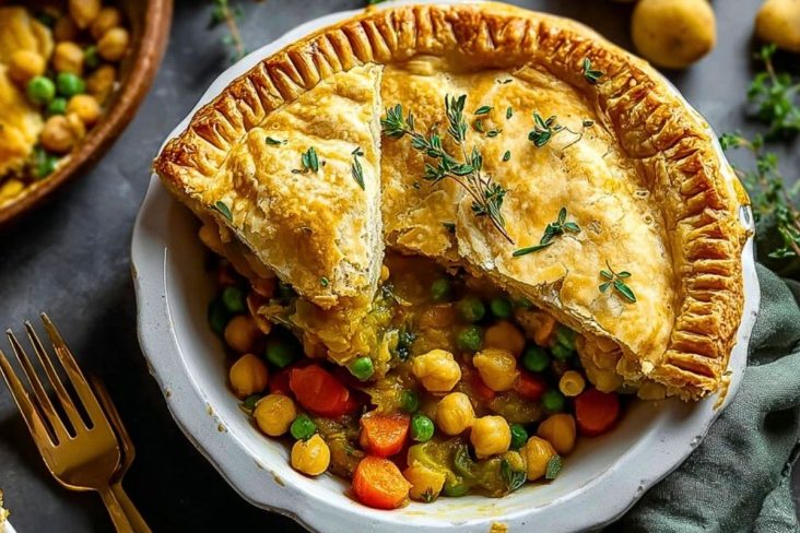 Vegan Pot Pie with Chickpeas