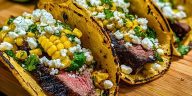 Grilled Elote Steak Tacos