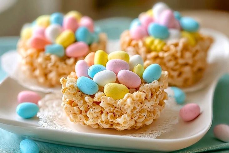 Krispies Easter Egg Nests