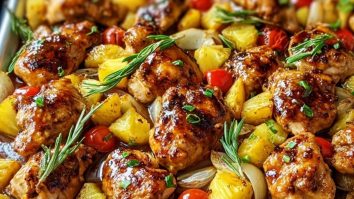 Hawaiian Chicken Sheet Pan