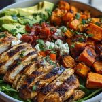 Loaded Grilled Chicken & Sweet Potato Power Bowl