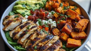 Loaded Grilled Chicken & Sweet Potato Power Bowl