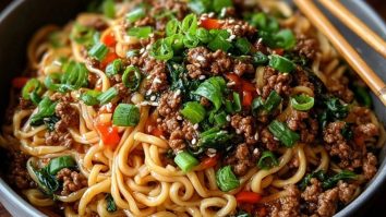 Simple Asian Ground Beef Noodles Recipe Ready in Minutes