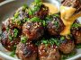 The Best Korean BBQ Meatballs with Spicy Mayo Dip