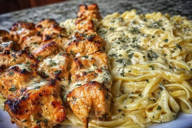 Cajun Garlic Butter Chicken Linguine in Creamy Parmesan Sauce