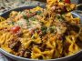 Creamy Velveeta Bowtie Pasta with Italian Beef Marinara