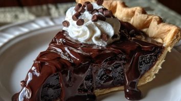 Decadent Hot Fudge Pie