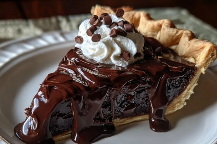 Decadent Hot Fudge Pie