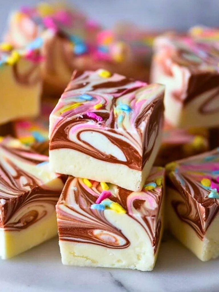 Easy Marshmallow Swirl Fudge