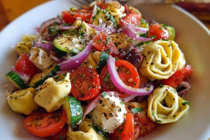 Garden Tortellini Pasta Salad