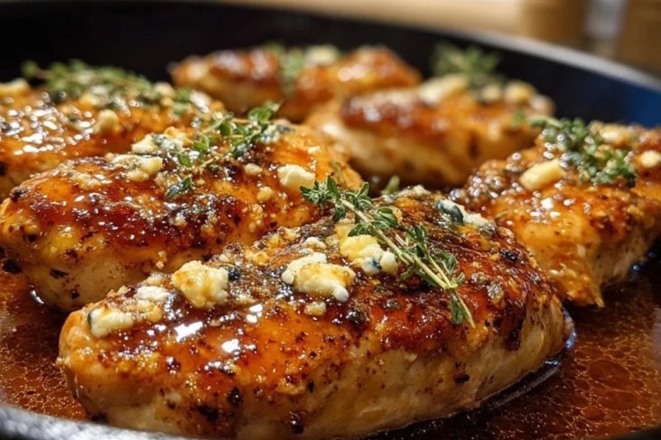 Hot Honey Infused Feta Chicken