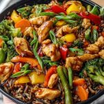 Next-Level Teriyaki Chicken Stir-Fry with Rainbow Veggies & Wild Rice