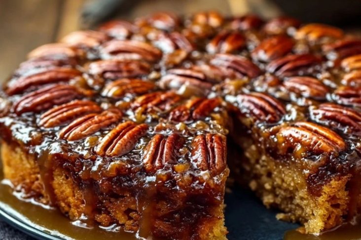 Pecan Upside Down Cake