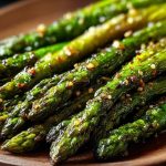 Roasted Asparagus with Garlic Chili Crunch