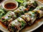 Thai Basil Beef Rolls