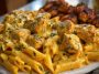 Velveeta Chicken Penne in Creamy Mozzarella Garlic Cheese Sauce