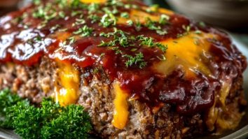BBQ Cheddar Meatloaf