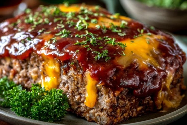 BBQ Cheddar Meatloaf