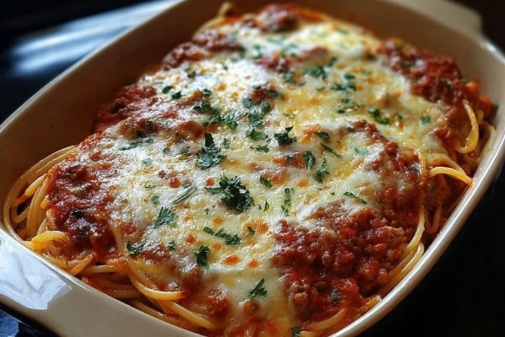 Baked Cream Cheese Spaghetti Recipe
