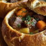 Beef Stew in Bread Bowls