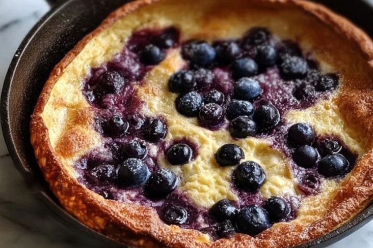 Blueberry Lemon Dutch Baby