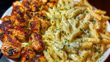 Cajun Garlic Butter Chicken Penne in Creamy Parmesan Sauce