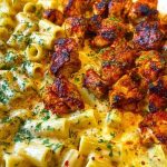 Cajun Garlic Butter Chicken Rigatoni in Cheesy Alfredo Sauce