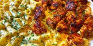 Cajun Garlic Butter Chicken Rigatoni in Cheesy Alfredo Sauce
