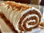 Carrot Cake Roll with Cream Cheese Frosting