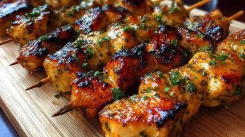 Cowboy Butter Chicken Skewers