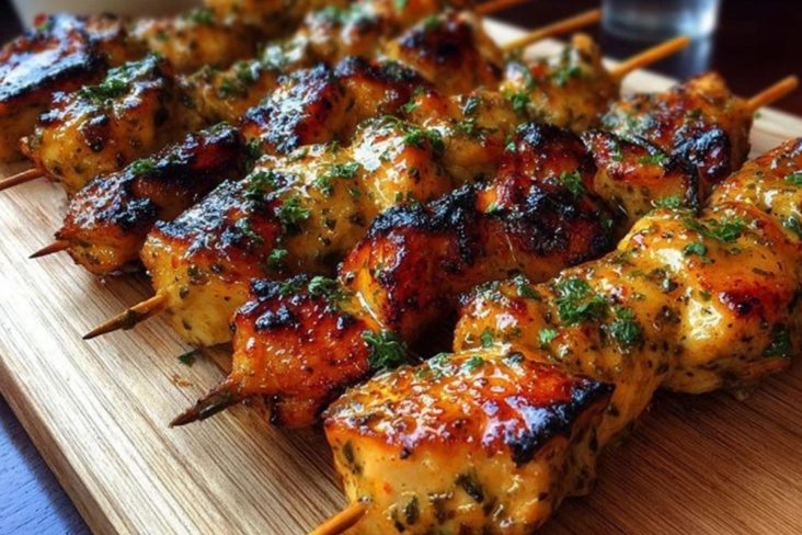 Cowboy Butter Chicken Skewers