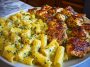 Creamy Garlic Parmesan Chicken with Cheesy Penne Pasta