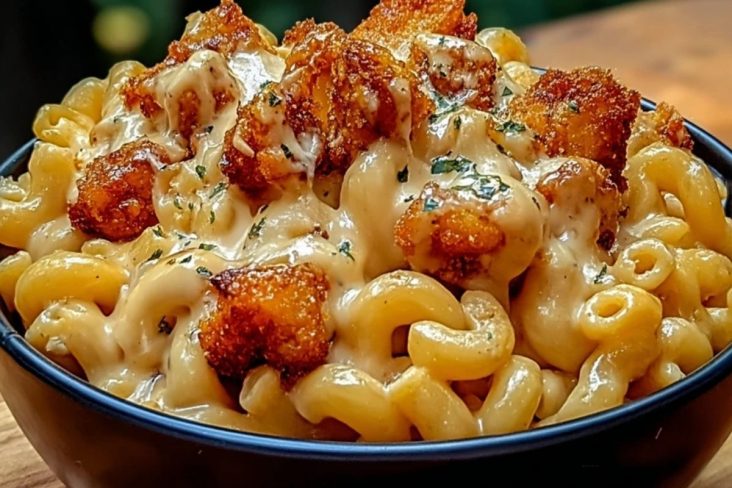 Creamy Honey Pepper Chicken Mac and Cheese Delight