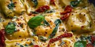 Creamy Sun-Dried Tomato Ravioli