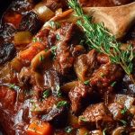 Hearty Beef & Mushroom Stew