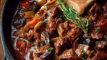Hearty Beef & Mushroom Stew