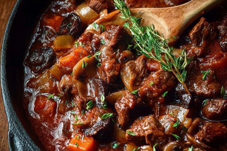 Hearty Beef & Mushroom Stew